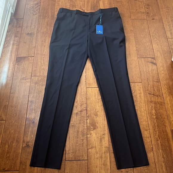 NWT Paul Betenly Super 120's Vantage Wool Slim Fit Dress Pant - Picture 3 of 11